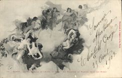 CPA Nancy Le Grand Salon de L'Hotel de Ville