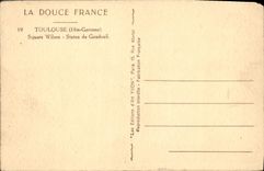 CPA Toulouse (Hte Garonne) Square Wilson Statue de Goudouli