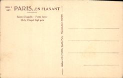 CPA Sainte Chapelle Porte haute