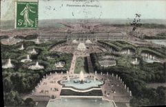 CPA Versailles Panorama de Versailles
