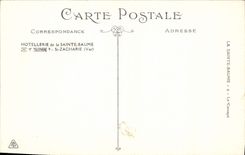 CPA Hotellerie de la Sainte Baume St Zacharie (Var)