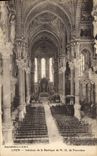CPA Interieur de la Basilique de N D de Fourviere Lyon