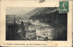CPA Dauphine Uriage les Bains Les hotel et l'Avenue de Vizille