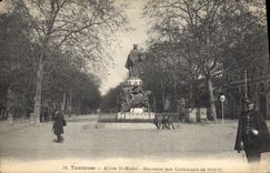 CPA Toulouse Allees StMichel Monument aux Combattants