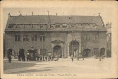 CPA Besancon Hotel de Ville Place St Pierre