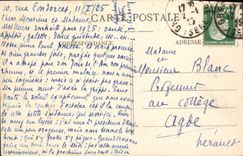 CPA Grenoble L'Hotel de Ville et son jardin