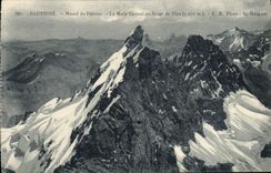 CPA Dauphine Massif du Pelvoux La Meije Central ou Doigt de Dieu (1970 m)