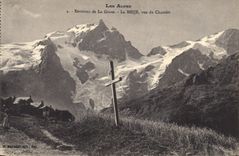 CPA Les Alpes Environs de la Grave La Meije vue du Chazelet