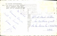 CPA Haute Savoie Les Ponts de la Caille