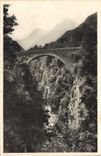 CPA Saint Sauveur les Bains Le Pont Napoleon hauteur 65 m au dessus du Gave