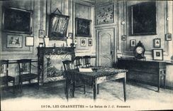 CPA Les Charmettes Le Salon de J J Rousseau