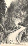 CPA Savoie Route d'Ugine a Flumet Les Gorges de l'Arly