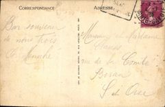 CPA Chamonix Blanc Chemin de Fer de Montenvers Aiguille du Dru