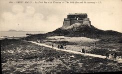 CPA Saint Malo Le Petit Bey et sa Chaussee