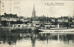 CPA Saint Malo La Grande Porte et les Remparts