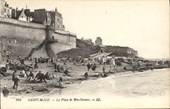 CPA Saint Malo La Place de Bon Secours