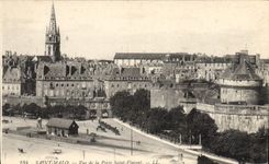 CPA Saint Malo Vue de la Porte Saint Vincent