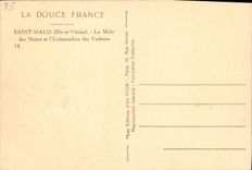 CPA Saint Malo (Illes et Vilaine) Le Mole des Noires dt l'Embacardere des Vedettes