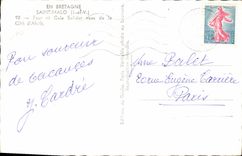 CPA Saint Malo (I et V) En Bretagne Tour et Cale Salidor vues de la Cote d'Aleth