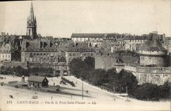 CPA Saint Malo Vue de la Porte Saint Vincent