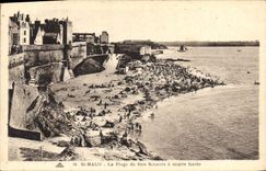 CPA Saint Malo La Plage de Bon Secours a maree haute