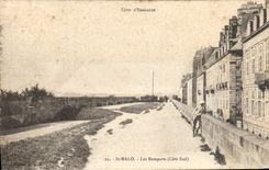 CPA Saint Malo Les Remparts (cote Sud) Cote d'Emeraude