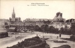 CPA Saint Malo Cote d'Emeraude Vue prise du Casino