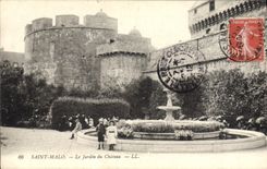 CPA Saint Malo Le Jardin du Chateau