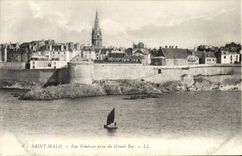 CPA Saint Malo Vue Generale prise du Grand Bey