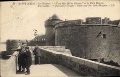 CPA St Malo Le Chateau