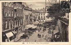 CPA St Malo Place Chateaubriand