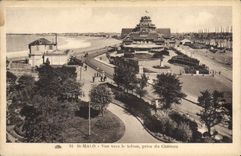 CPA St Malo Vue vers le Silion prise du Chateau