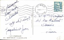 CPA St Malo Cote d'Emeraude La grande porte