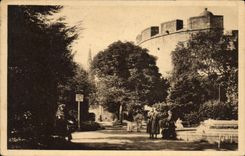 CPA St Malo (Ille et Vilaine) La tour generale et le jardin public