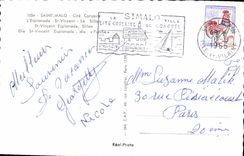 CPA St Malo Cite Corsaire L'Esplanade St Vincent Le Sillon