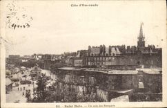 CPA St Malo Cote d'Emeraude Un coin des Remparts