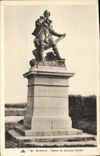 CPA St Malo Statue de Jacques Cartier
