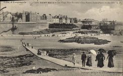 CPA St Malo La Plage Bon Secours Les Portes Saint Pierre et des Bes