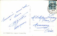 CPA St Malo Les Remparts et le grant Bey
