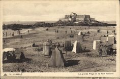 CPA St Malo Le grande Plage et le Fort National