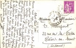 CPA Grenoble L'Isere la Chaine des Alpes