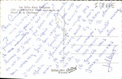 CPA Grenoble Cours Jean Jaures et Massif de la Chartreuse