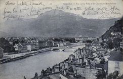 CPA Grenoble Vue sur la Ville et la Chaine du Moucherotte
