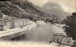CPA Grenoble Les Quais la Tronche et le Saint Eynard