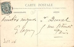 CPA Grenoble la nuit et la Chaine des Alpes