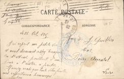 CPA Grenoble La Place Victor Hugo et la Chaine des Alpes