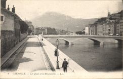 CPA Grenoble Les Quais et le Moucherotte