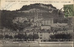 CPA Grenoble Le Dauphine Les Quais les Forts et Sainte Marie d'en Haut
