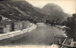 CPA Grenoble Les Quais la Tronche et le St Eynard