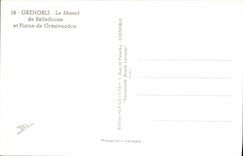 CPA Grenoble Le Massif de Belledonne et Plaine de Gresivaudon
